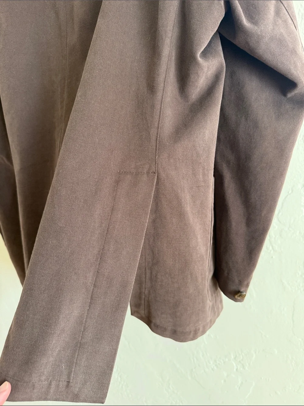 Stoffa Men's Brown Single-Button Blazer